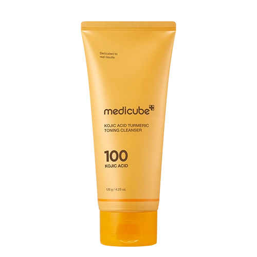 [MEDICUBE] KOJIC ACID TURMERIC TONING CLEANSER 120G