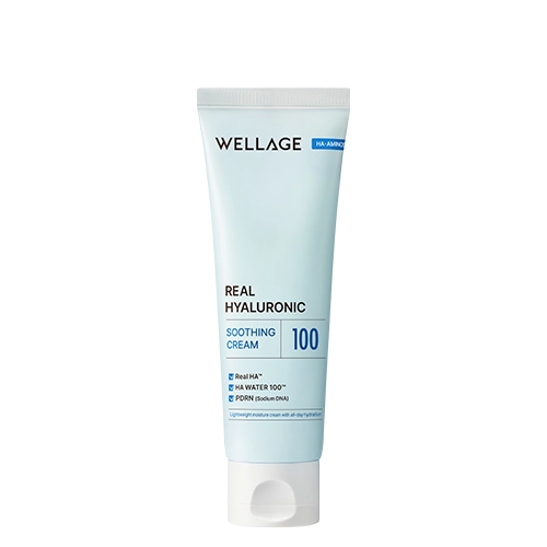 [WELLAGE] REAL HYALURONIC SOOTHING CREAM 80ML