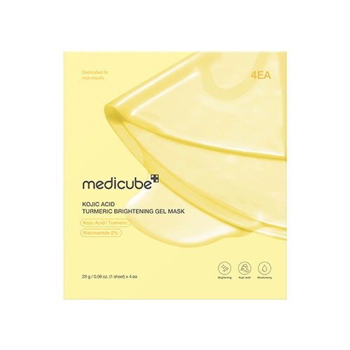 [MEDICUBE] KOJIC ACID TURMERIC BRIGHTENING GEL MASK (28G*1EA)